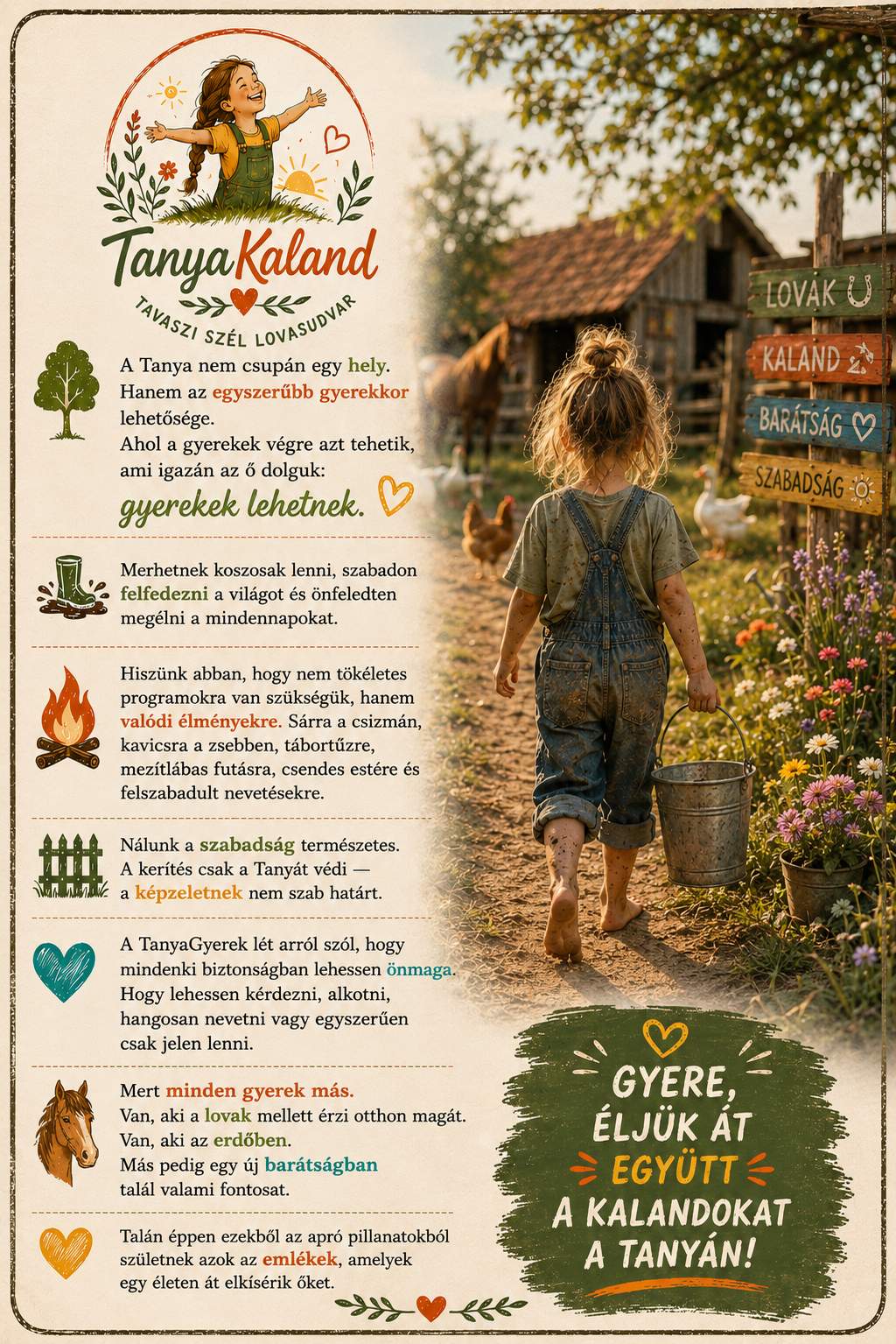 Milyen gyereknek lenni a Tanyán?