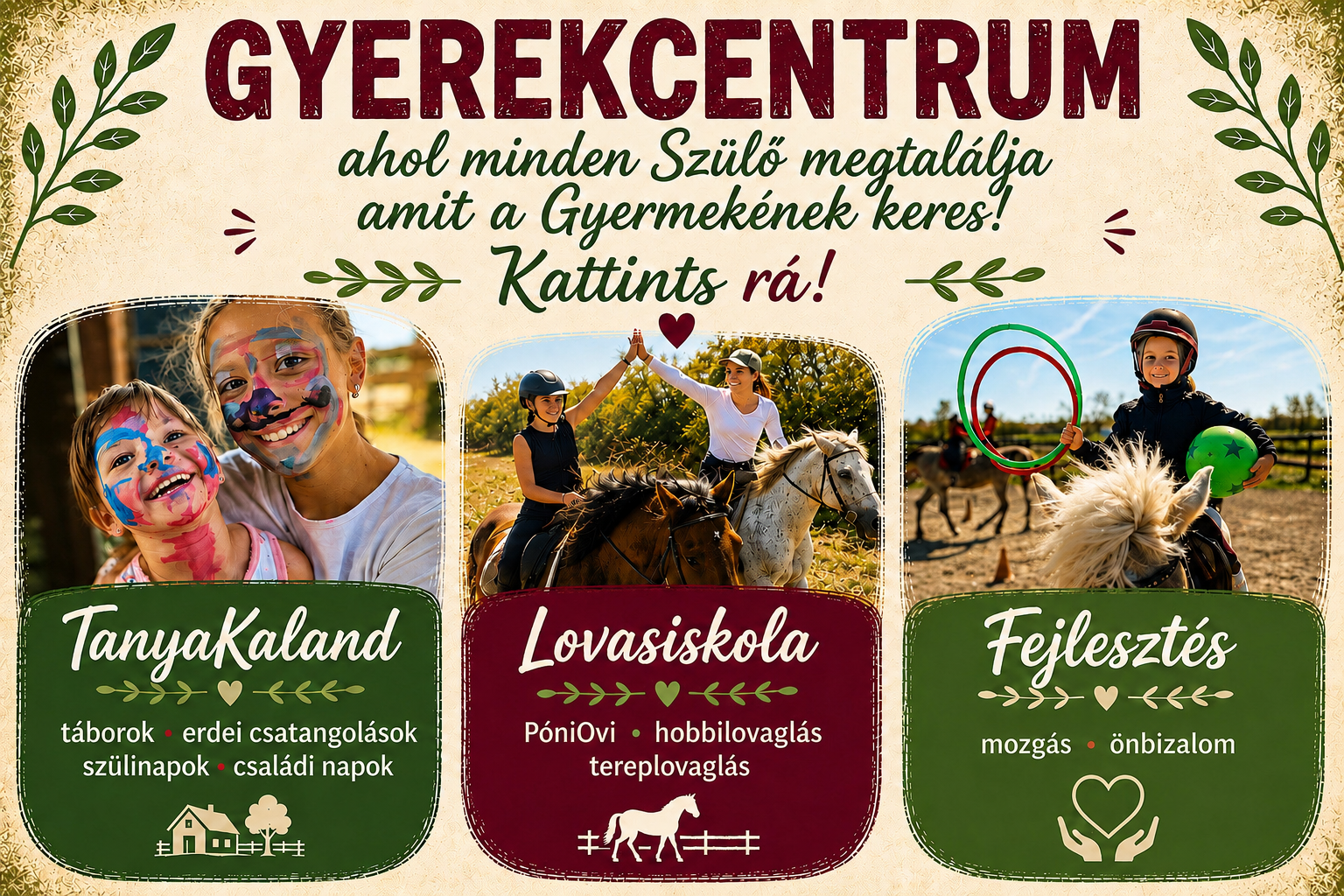 Te mire vágysz? Kattints a gombokra!